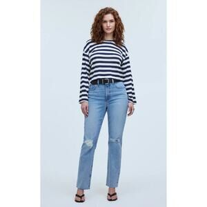 Madewell‎ Mid Rise Perfect Vintage Jeans Distressed
